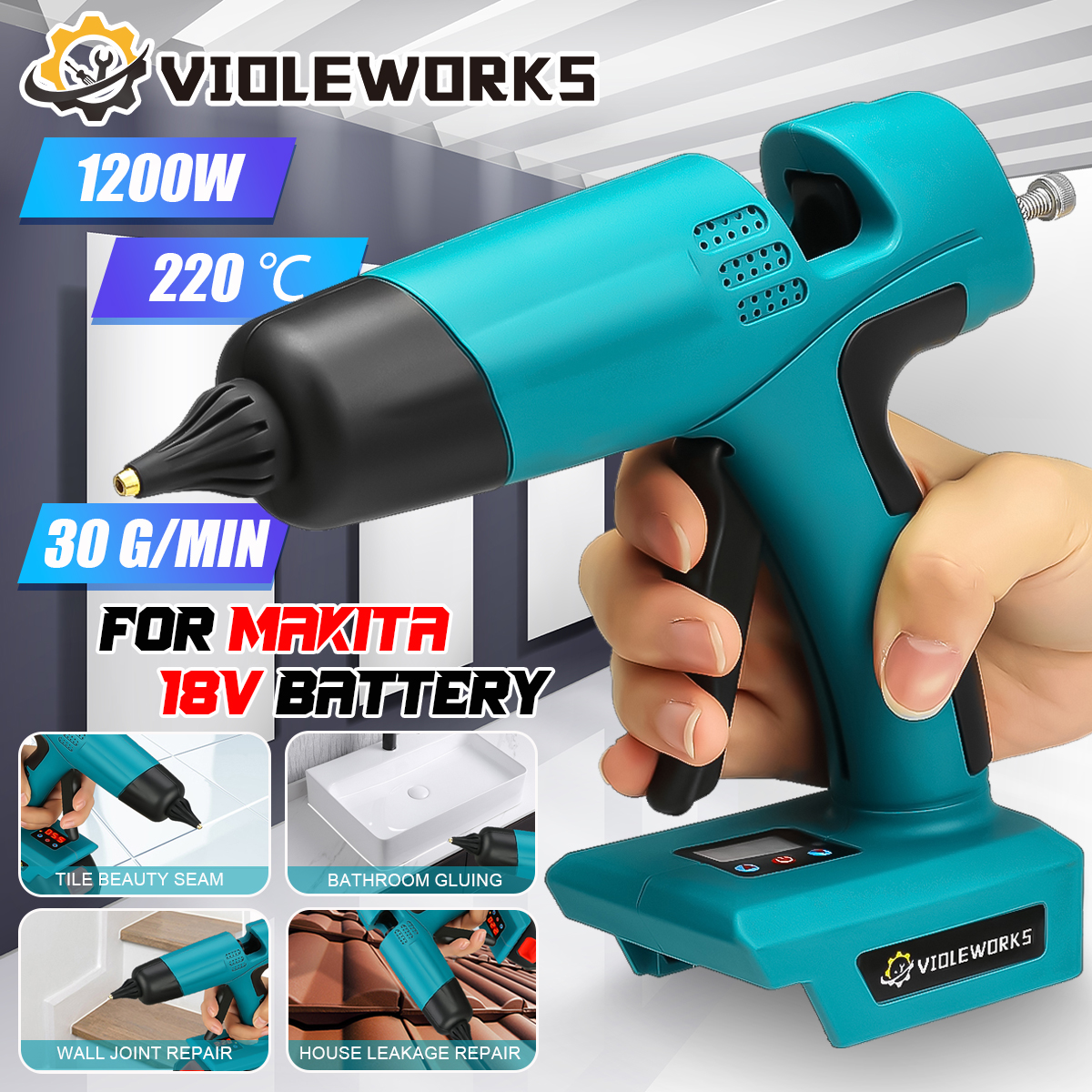 VIOLEWORKS-1200W-Glue-Guns-Cordless-Rechargeable-Hot-Glue-Applicator-Home-Improvement-Craft-DIY-for--1956103-1