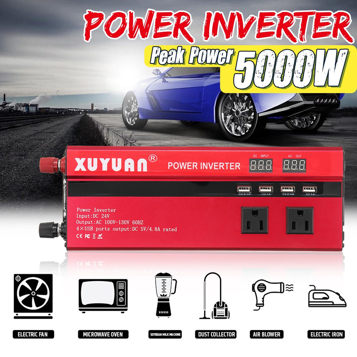 5000W-12V24V-DC-to-110V220V-AC-Solar-Power-Inverter-LED-Modified-Sine-Wave-Converter-Red-1287104-1