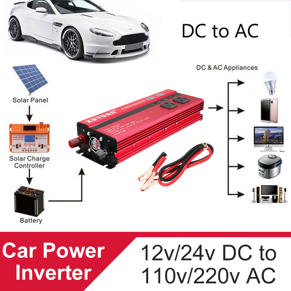 5000W-12V24V-DC-to-110V220V-AC-Solar-Power-Inverter-LED-Modified-Sine-Wave-Converter-Red-1287104-2