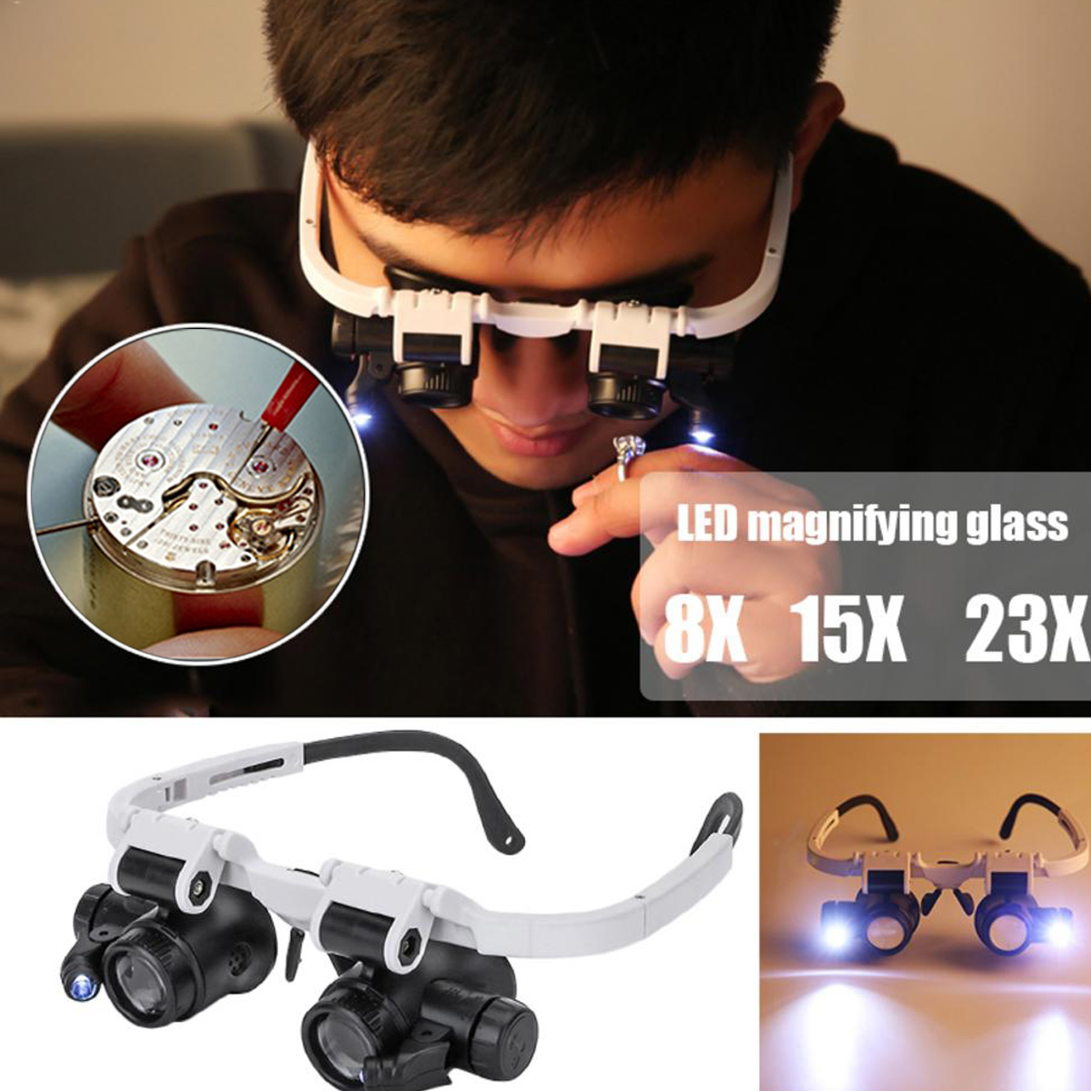 Headband-Head-Mounted-Repair-LED-Lamp-Light-Magnifying-Glass-Magnifier-Loupe-1623754-2