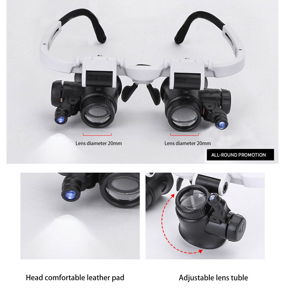 Headband-Head-Mounted-Repair-LED-Lamp-Light-Magnifying-Glass-Magnifier-Loupe-1623754-3