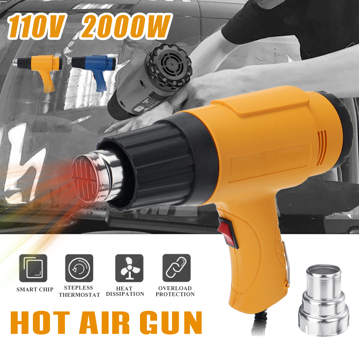 110V-2000W-Heating-Machine-Heat-Hot-Air-Machine-Dual-Temperature--1-Nozzles-1749261-2