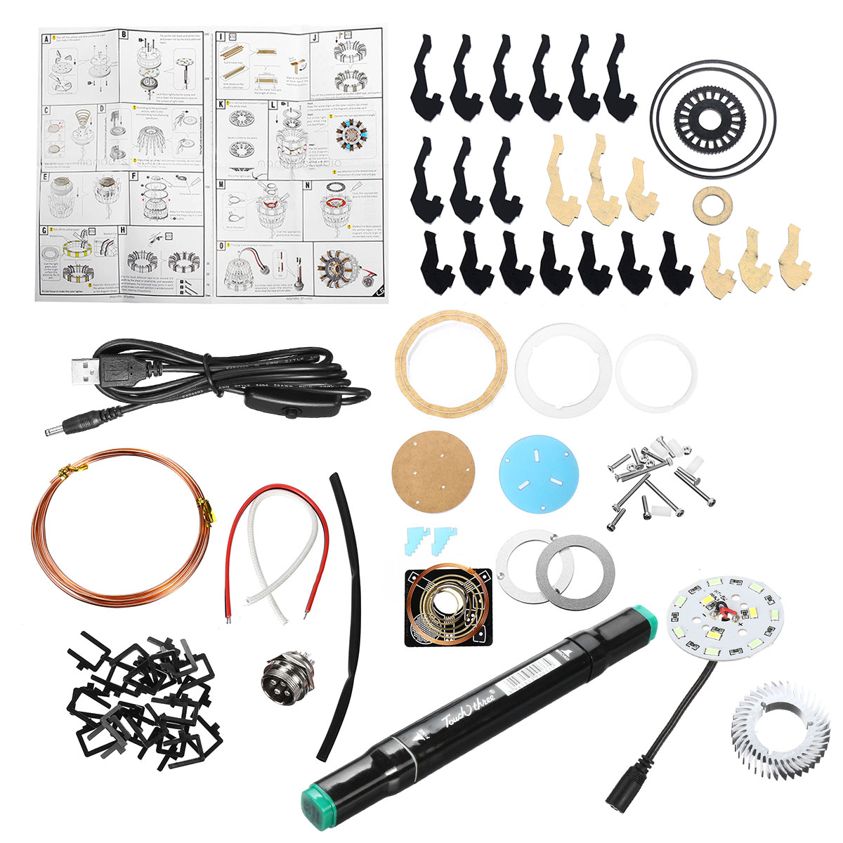 MK2-Acrylic-Tony-ARC-Reactor-Model-DIY-Kit-USB-Chest-Lamp-Movie-Props-Illuminant-LED-Flash-Light-Set-1434467-10