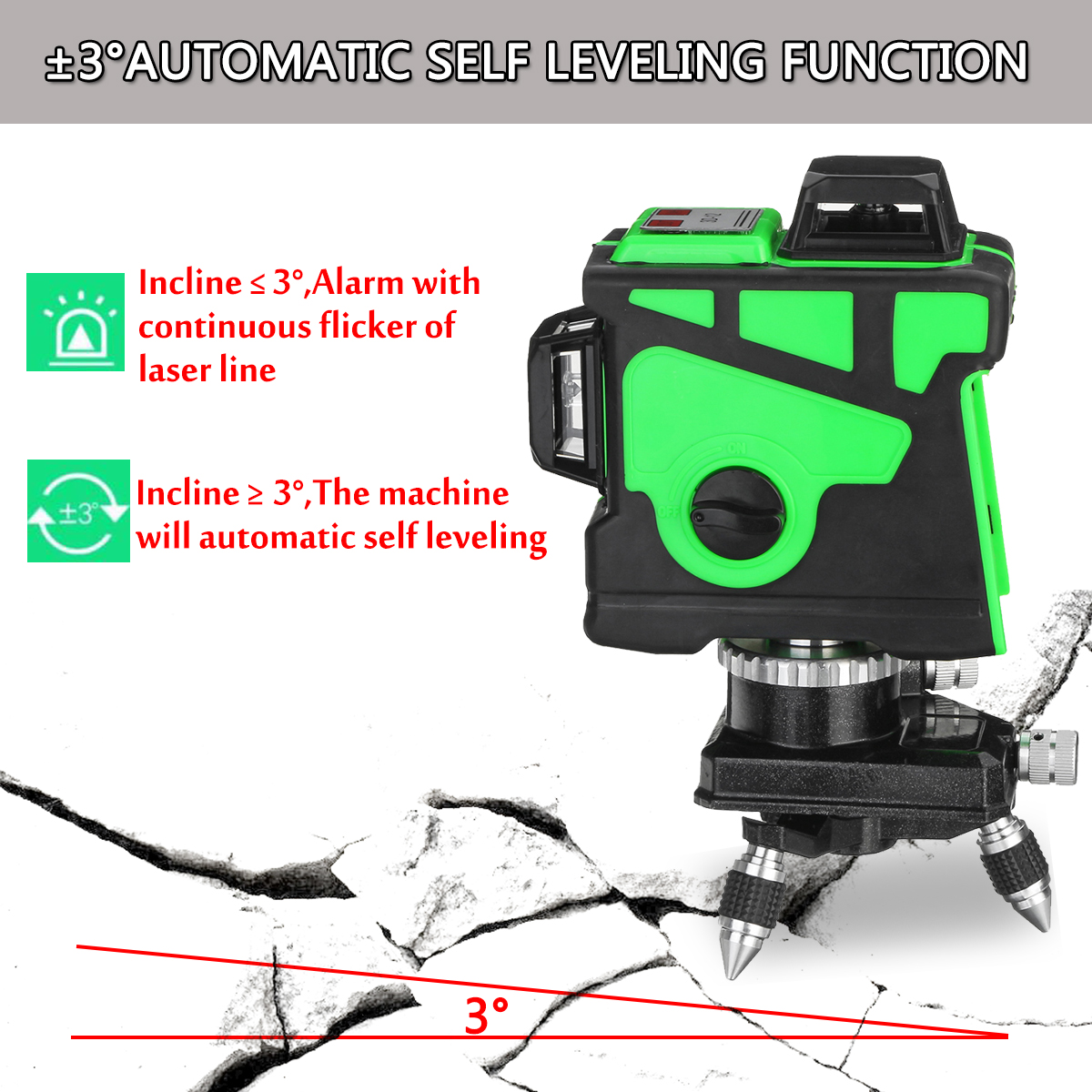 12-Lines-Green-3D-Laser-Level-Auto-360deg-Degree-Waterproof-Self-Leveling-Measure-1468312-3