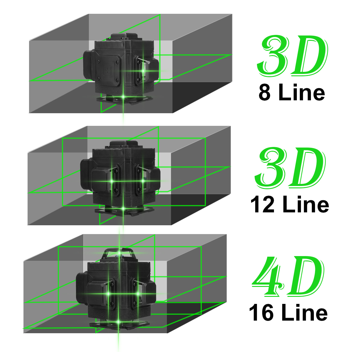 16128-Line-360deg-4D-Horizontal-Vertical-Cross-Green-Light-Laser-Level-Self-Leveling-Measure-Super-P-1864005-2