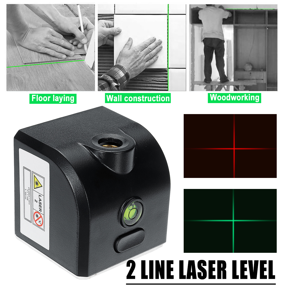 2-Lines-Red-Infrared-Laser-Level-Self-Leveling-Horizontal-Vertical-Cross-Line-1648701-2