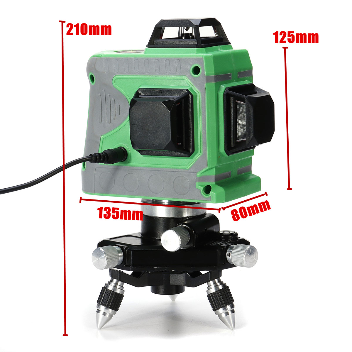 3D-12Line-Green-Laser-Level-Self-Leveling-360deg-Rotary-Cross-Outdoor-Measure-Tool-1642217-3