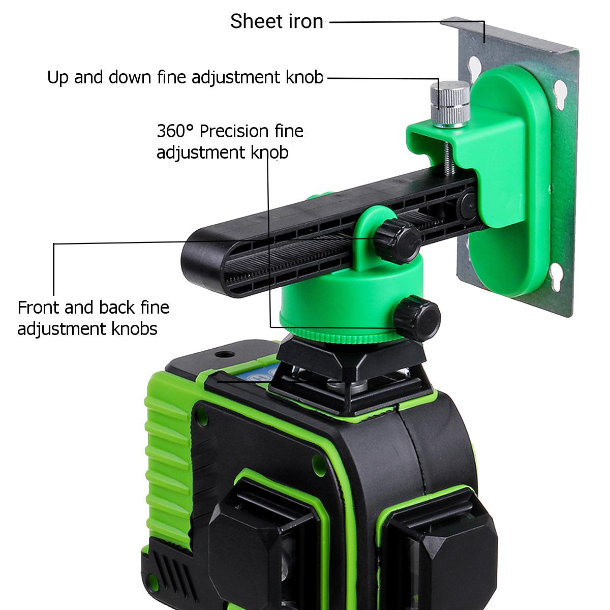 4D-16-Lines-Green-Light-Laser-Levels--360deg-Self-Rotary-Leveling-Measure-Tools-with-2PCS-Lithium-Ba-1941453-10