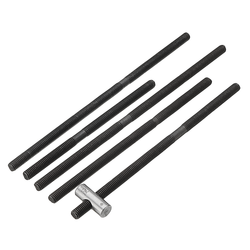 10mm-177219230259270mm-Lead-Screw-with-Iron-Cylindrical-Cross-Hole-Nut-1530957-2