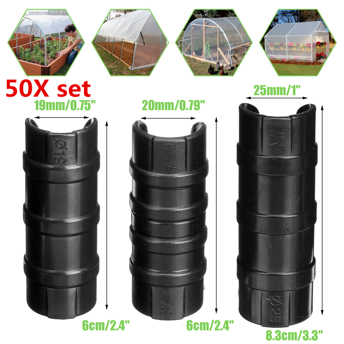 50pcs-192025MM-Garden-Buildings-Tube-Clip-Greenhouse-Frame-Pipe-Tube-Film-Clip-Clamp-Connector-Kit-A-1705114-3