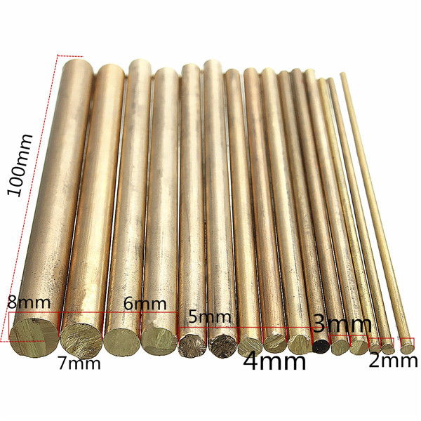 15pcs-2-8mm-Diameter-Cylinder-Brass-Rod-Bars-Length-100mm-1041502-6