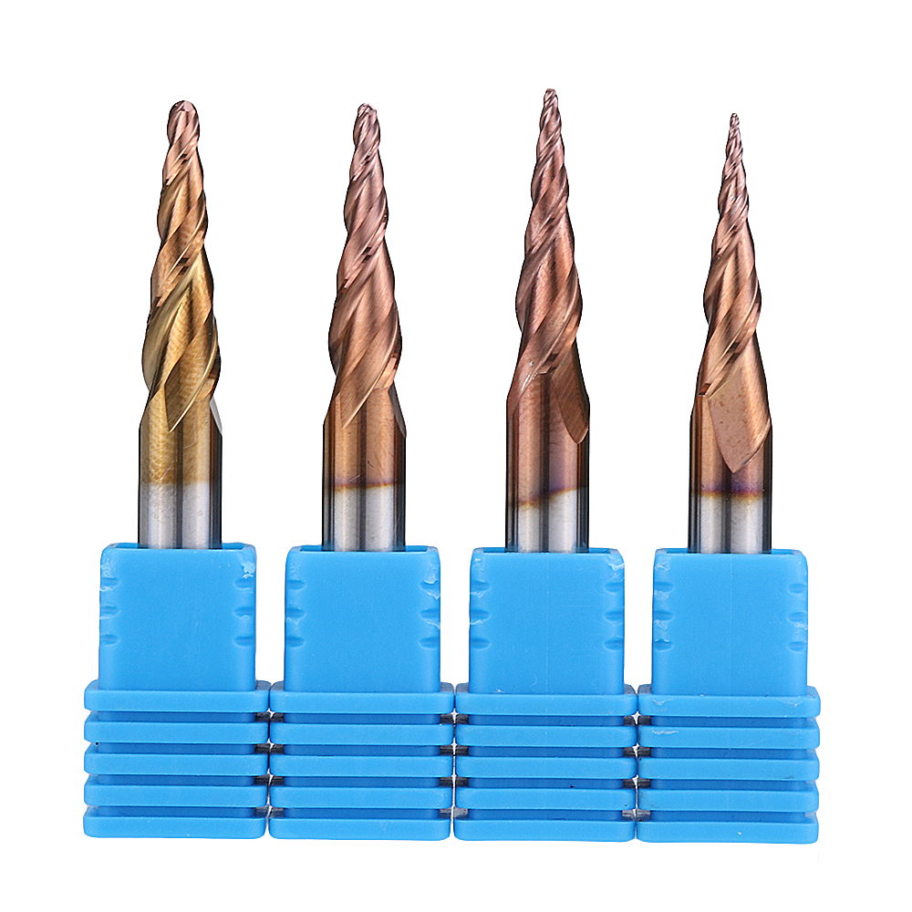 Drillpro-R025-R05-R075-R10-20D650-2-Flutes-Taper-Ball-Nose-End-Mill-HRC50-Milling-Cutter-1467501-5