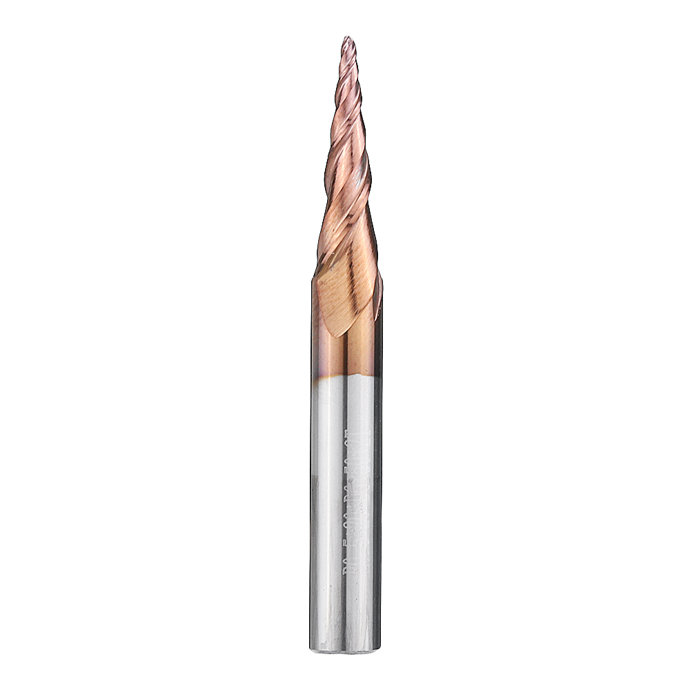 Drillpro-R025-R05-R075-R10-20D650-2-Flutes-Taper-Ball-Nose-End-Mill-HRC50-Milling-Cutter-1467501-7