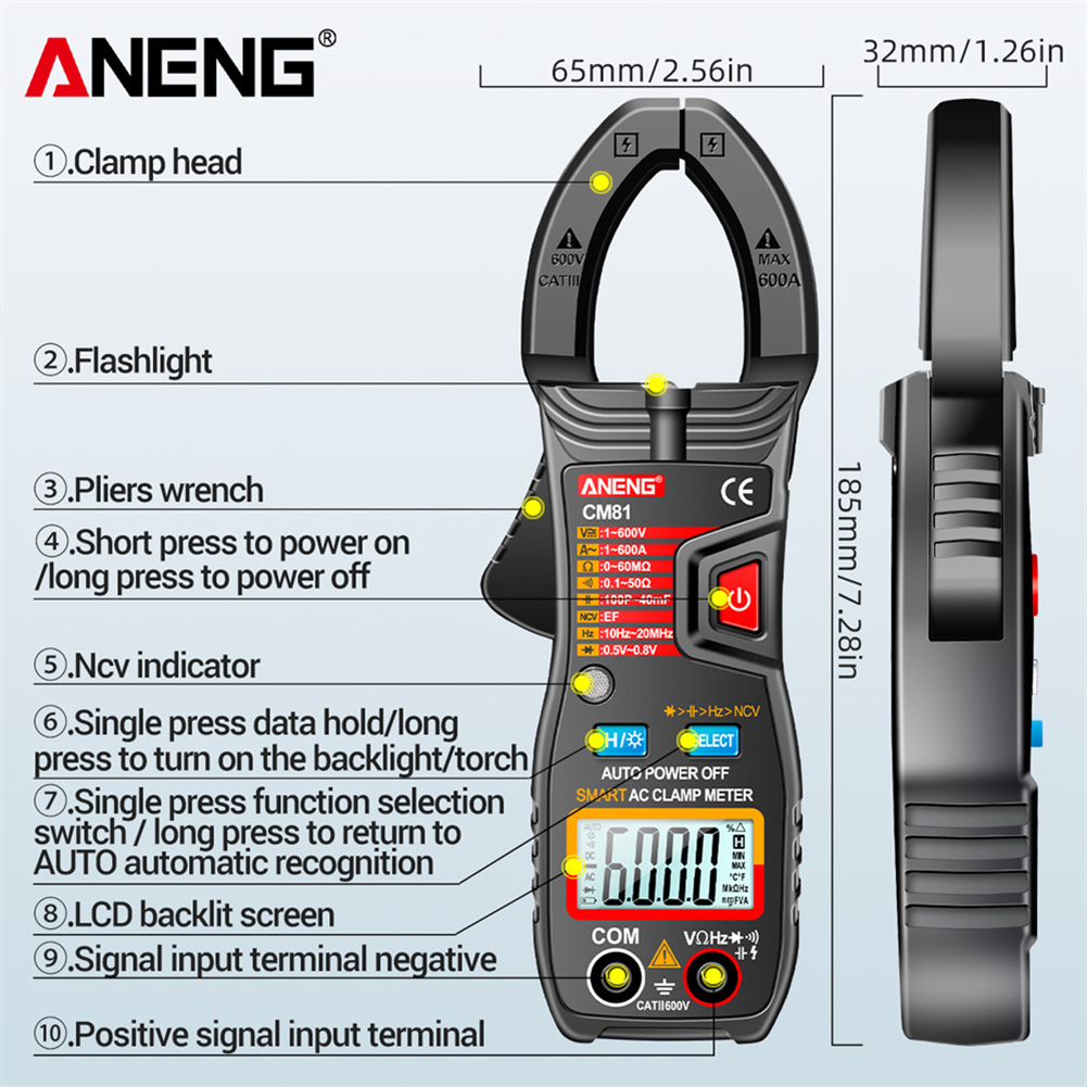ANENG-CM81-6000-Counts-Auto-Range-NCV-Digital-Clamp-Meter-DCAC-Voltage-Current-Resistance-Frequency--1953098-10