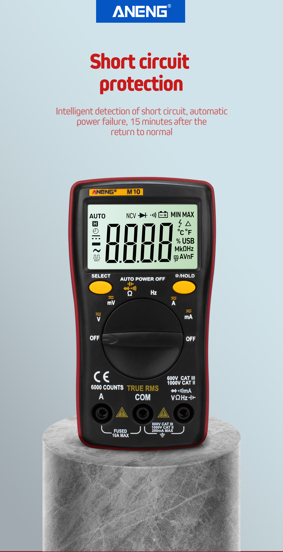 ANENG-M10-6000-Counts-Digital-Multimeter-ACDC-Ammeter-Voltmeter-Ohm-Meter-Tester-Capacitor-Buzzer-Mu-1451306-1