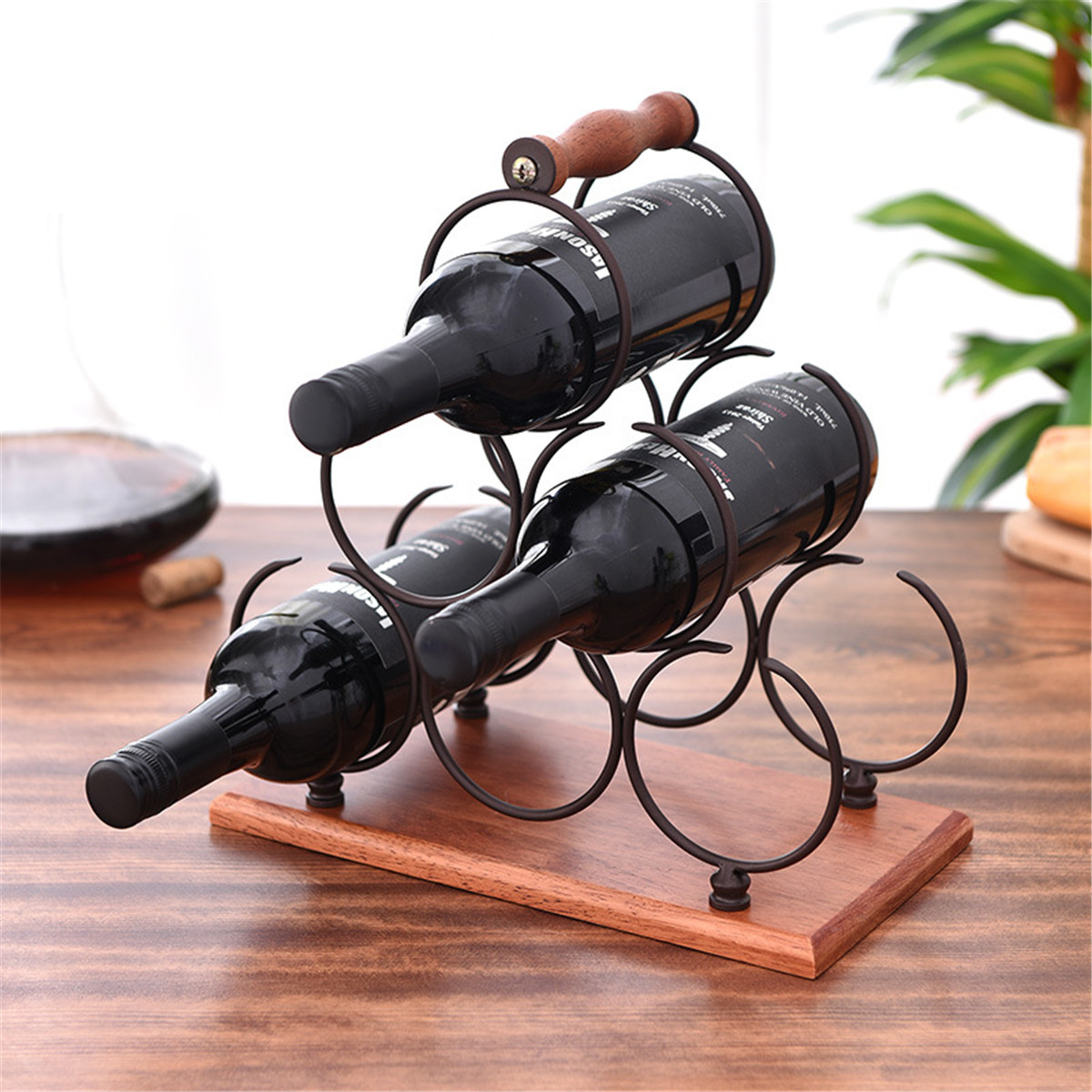 Iron-6-Bottles-Rack-Shelf-Storage-Holder-Organizer-Stand-Display-Tabletop-1603955-4