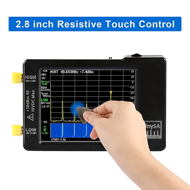 28Inch-Tinysa-Spectrum-Analyzer-MFHFVHF-UHF-Low-01MHz-350MHz-High-240MHz-960MHz-Signal-Generator-1950074-2