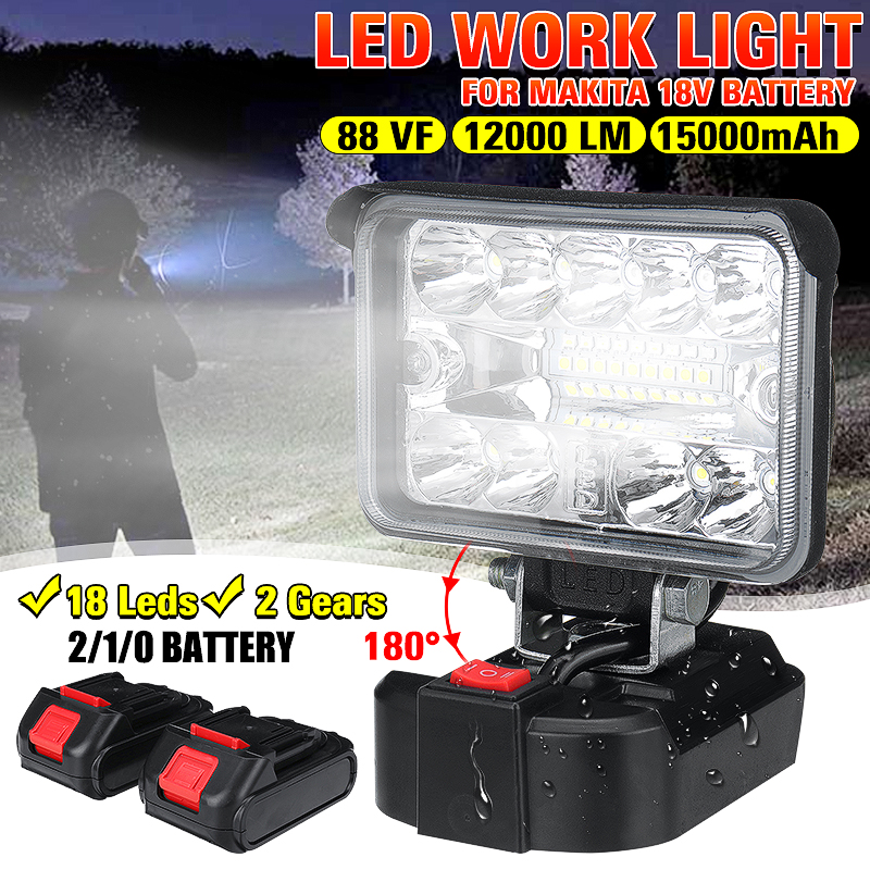 12000lm-18-LEDS-spotlight-Work-Light-torch-camping-Light-for-Makita18V-Battery-1961200-3