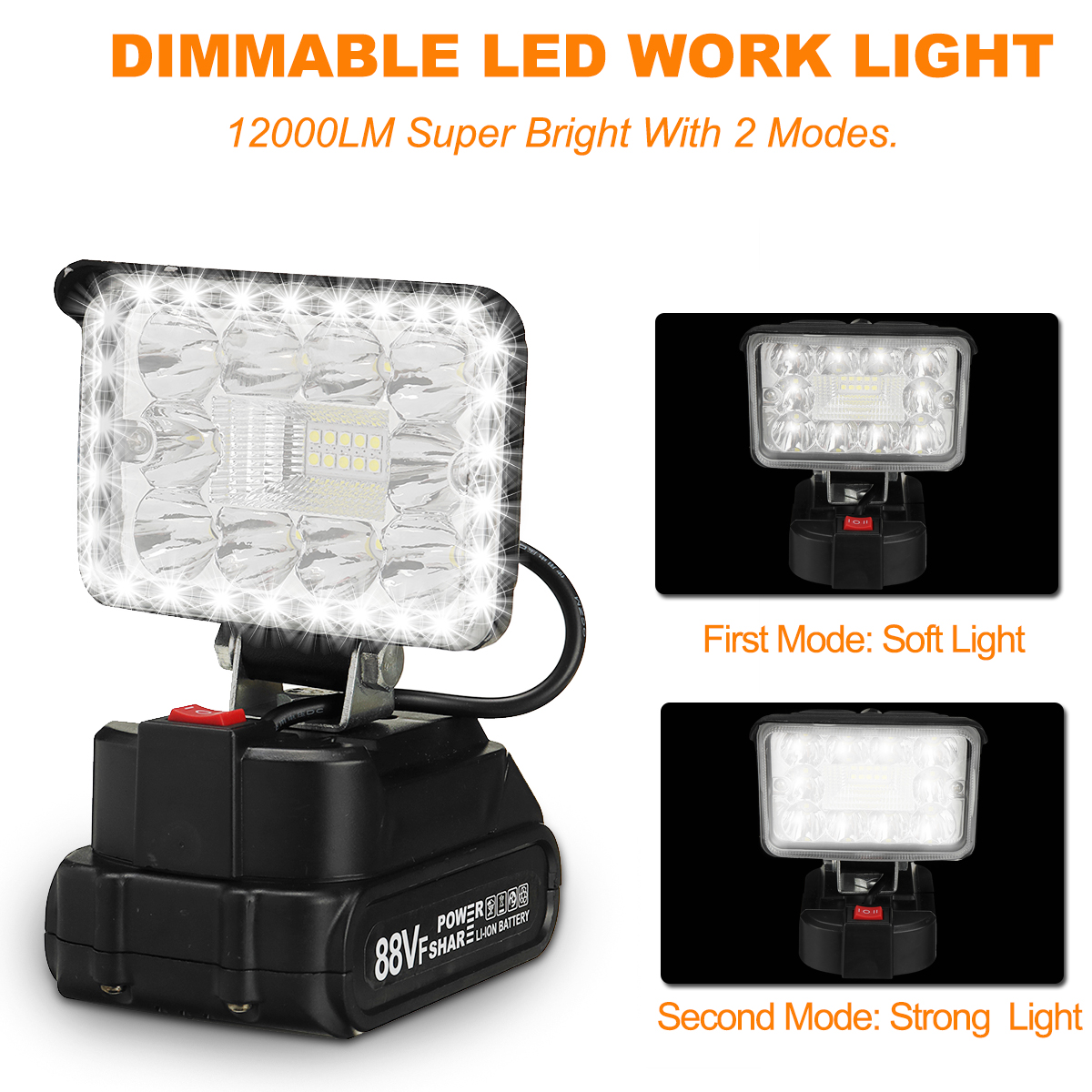 12000lm-20-LEDS-Spotlight-Work-Light-Torch-Camping-Light-for-18V-MakitaBattery-1961197-3
