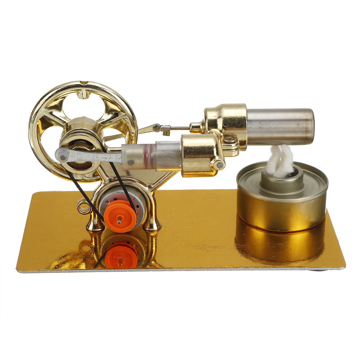 1PC-16-x-85-x-11-cm--Physical-Science-DIY-Kits-Stirling-Engine-Model-with-Parts-1939762-3