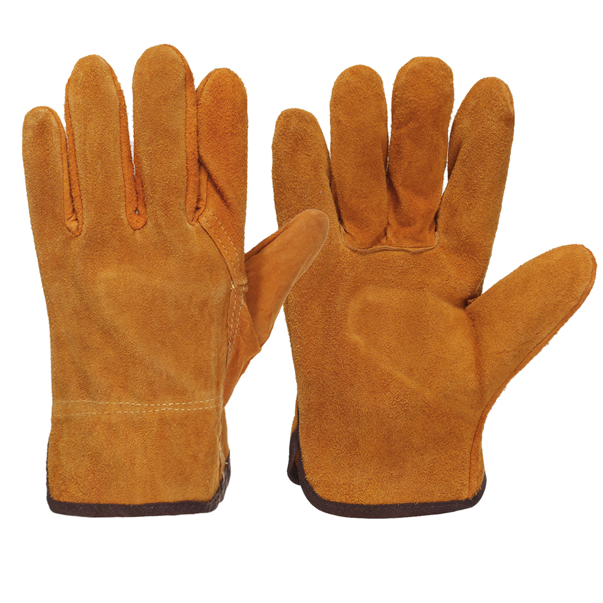 Garden-Gardening-Welder-Gloves-Men-Women-Thorn-Proof-Leather-Work-Gloves-Yellow-1630104-4