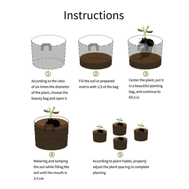 12357101520Gal-Round-Planting-Grow-Box-Container-Non-Woven-Felt-Planter-Pot-Plants-Nursery-Seedling--1670668-8