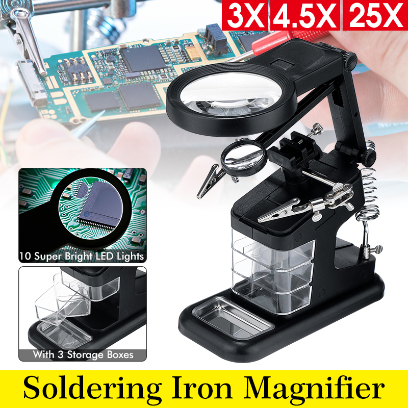 3X-45X-25X-10-LEDs-Soldering-Iron-Magnifier-Welding-Magnifying-Glass-Tool-W3-Boxes-1564335-3