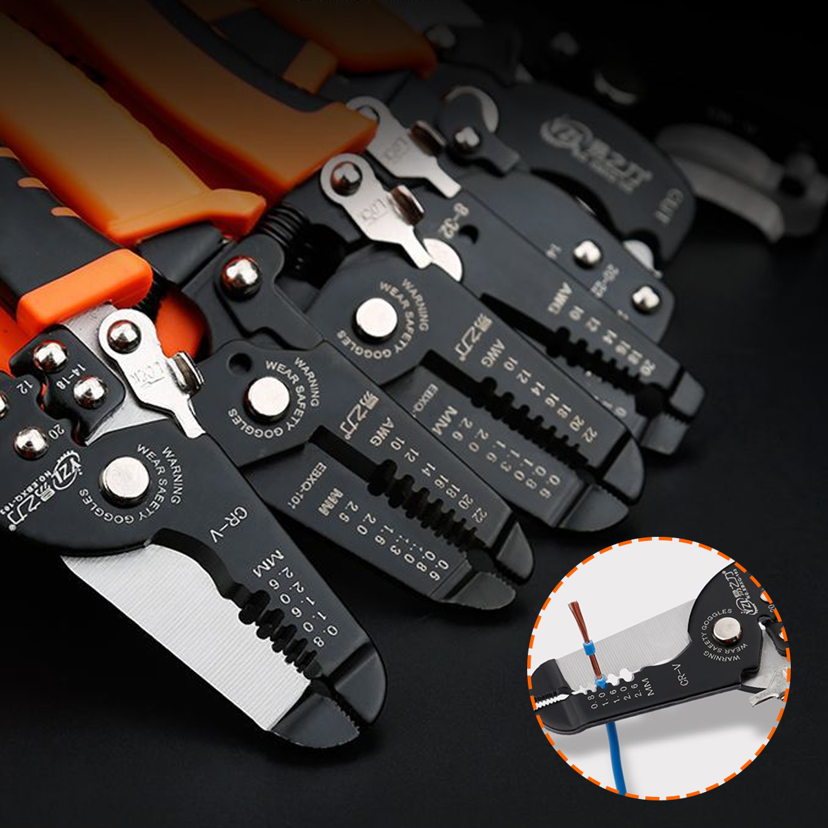 02-6mm-Multifunctional-Cable-Crimper-Cutter-Stripper-Decrustation-Wire-Pliers-1612405-10