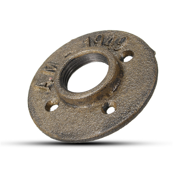 1-Inch-Malleable-Threaded-Floor-Flange-Iron-Pipe-Fittings-Wall-Mounted-Flange-1133197-6