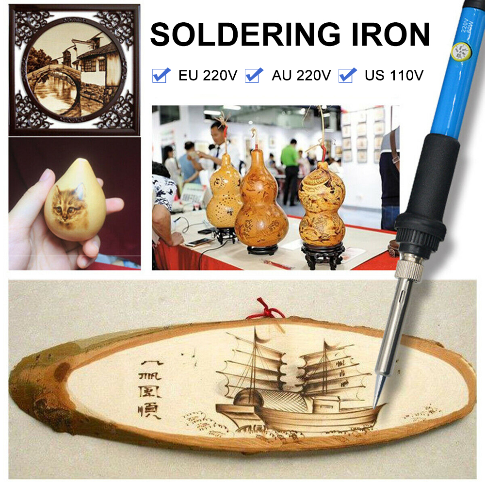 101pcs-60W-Wood-Burning-Pen-Tool-Soldering-Stencil-Iron-Craft-Set-Pyrography-Kit-1742042-2