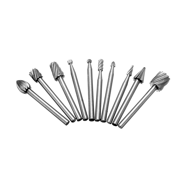 10pcs-3mm-Shank-HSS-Router-Bit-Rotary-Burr-File-Set-Milling-Drill-Cutter-for-Wood-Working-1065368-3