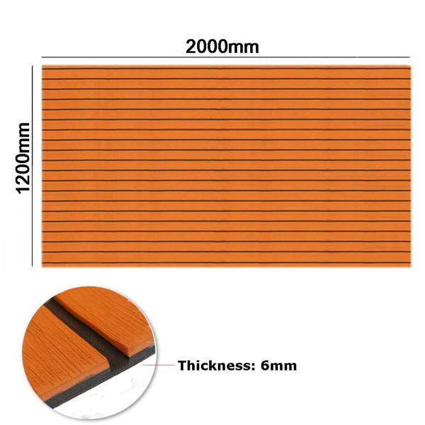 1200x2000x6mm-EVA-Foam-Sheet-Orange-with-Black-Line-Teak-Synthetic-Boat-Decking-Pad-1187312-1