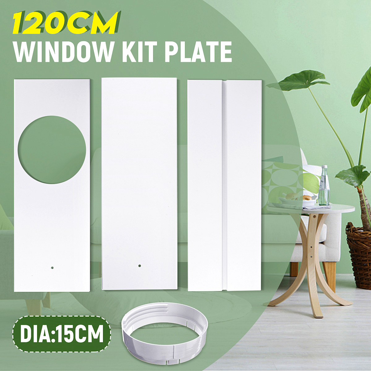 120cm-3pcs-Window-Slide-Kit-Adjustable-Plate-Air-Conditioner-Wind-Shield-For-Portable-Air-Conditione-1682213-1