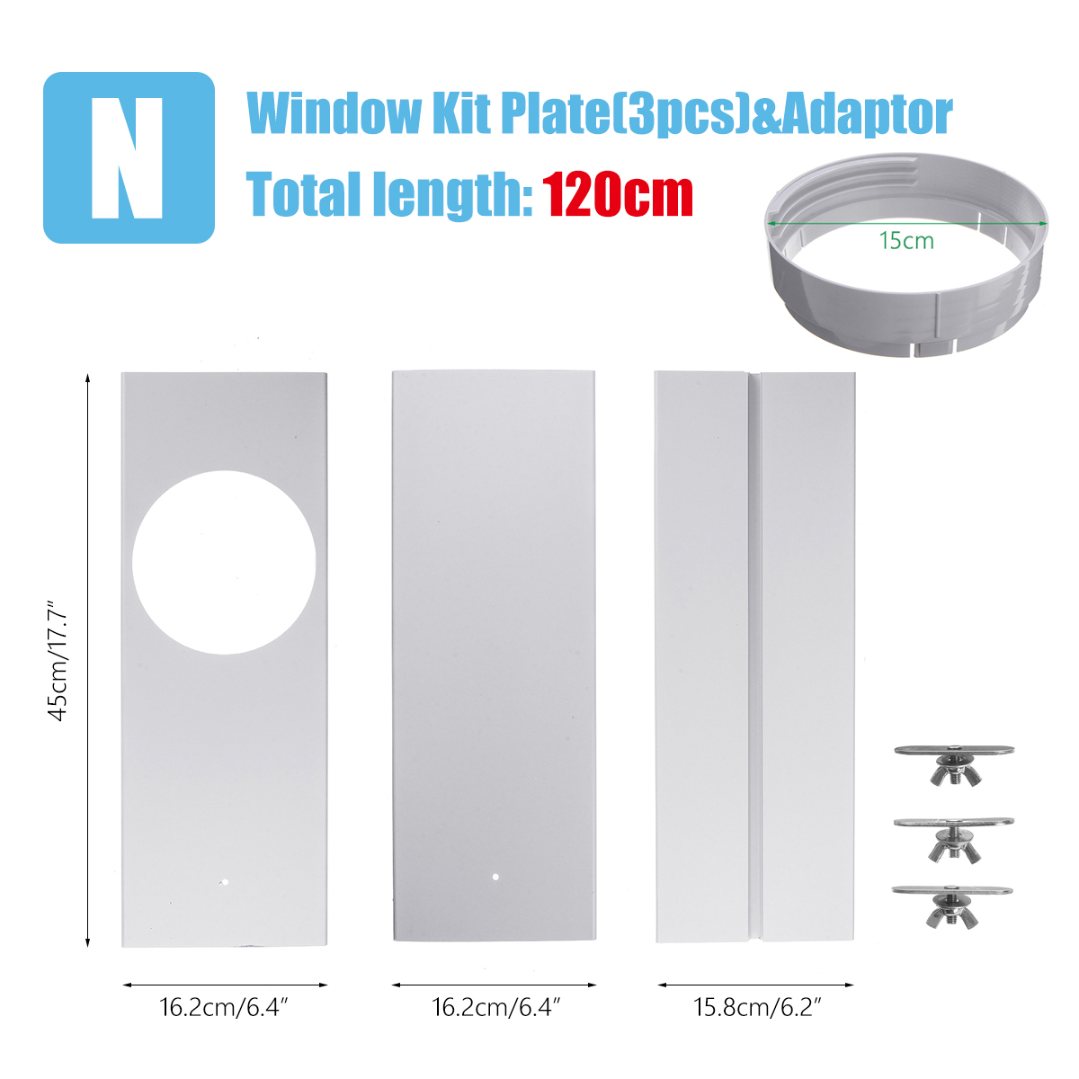 120cm-3pcs-Window-Slide-Kit-Adjustable-Plate-Air-Conditioner-Wind-Shield-For-Portable-Air-Conditione-1682213-2