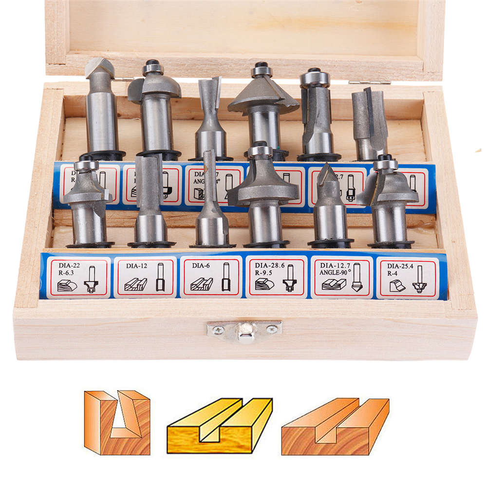 1215pcs-Silver-Router-Bit-Set-Tungsten-Carbide-Woodworking-Cutter-Rotary-Tool-1469915-4
