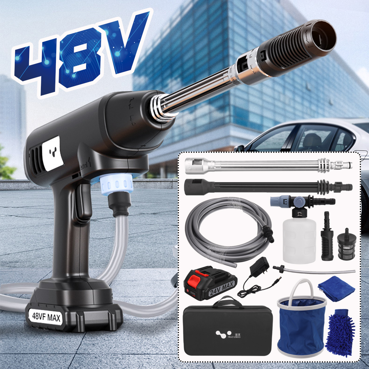 122448VF-High-Pressure-Washer-Cordless-Car-Washing-Machine-Spray-Guns-Water-Cleaner-W-Battery-1857525-2