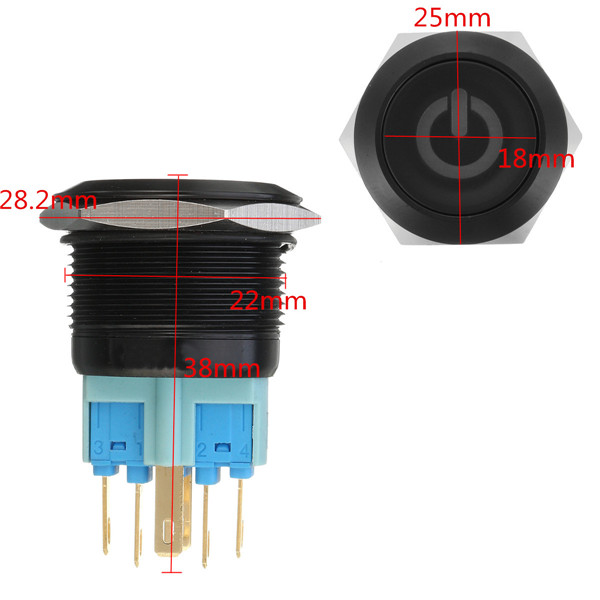 12V-6-Pin-22mm-Led-Light-Metal-Push-Button-Momentary-Switch-1164584-1