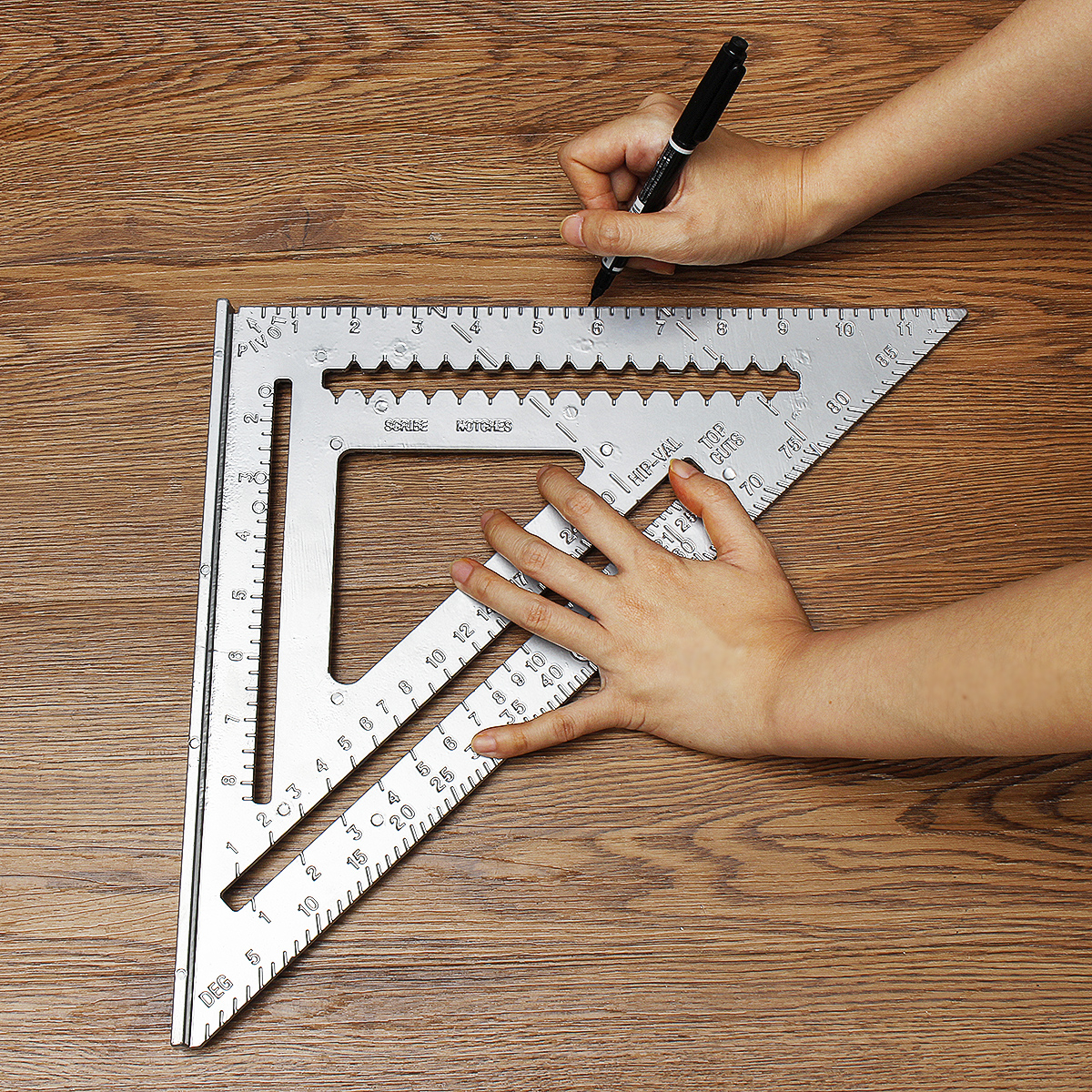 12inch-Aluminum-Alloy-Right-Angle-Triangle-Ruler-Protractor-Framing-Measuring-Tools-1597414-8