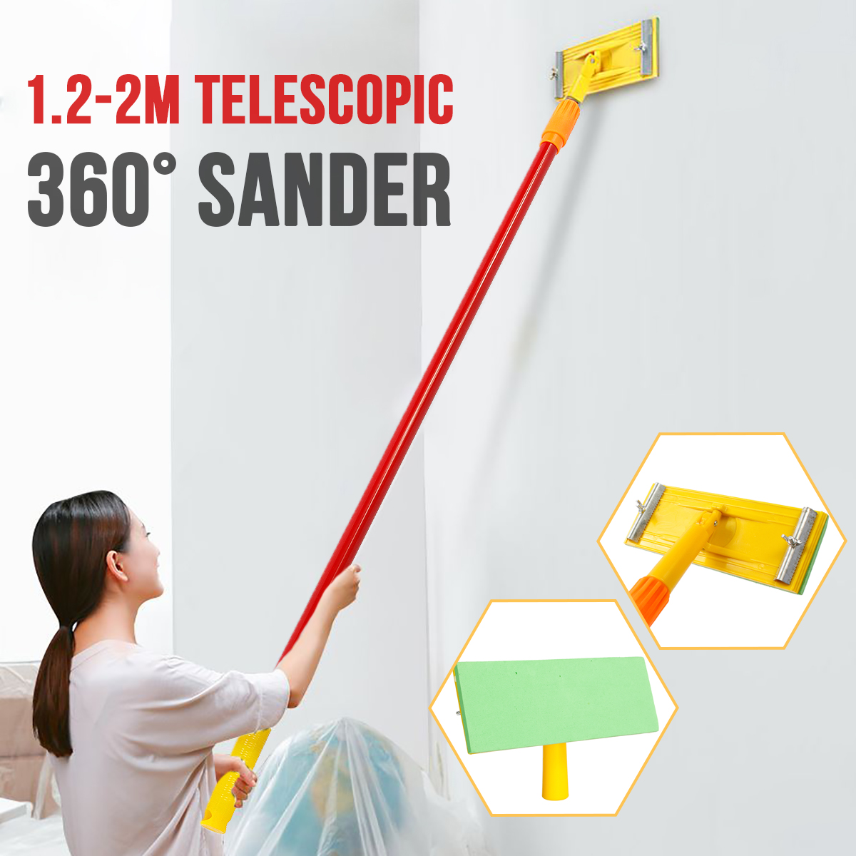 12m-Adjustable-Telescopic-Handle-Mop-Retractable-Pole-Stick-Cleaning-Brush-Sander-Head-Bracket-Washi-1625740-1