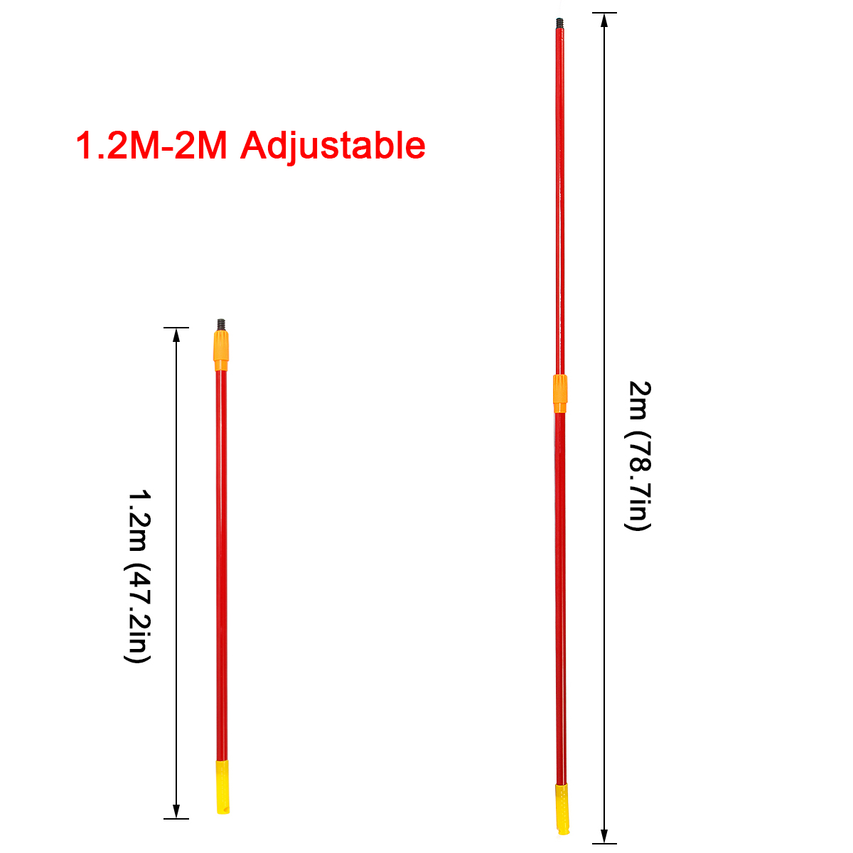 12m-Adjustable-Telescopic-Handle-Mop-Retractable-Pole-Stick-Cleaning-Brush-Sander-Head-Bracket-Washi-1625740-8