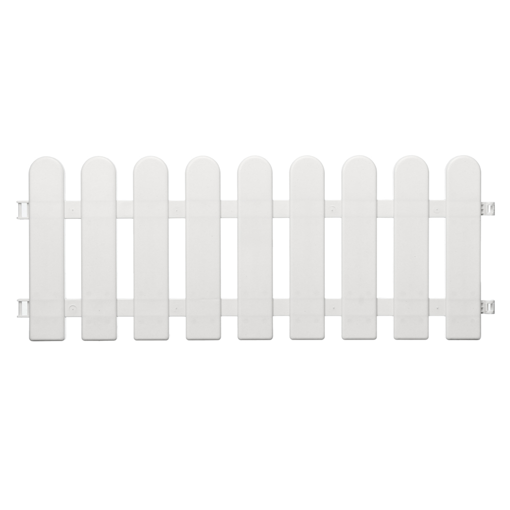 12pcs-Flexible-Garden-Lawn-Grass-Edging-Picket-Border-Panel-Plastic-Wall-Fence-Board-1507308-4