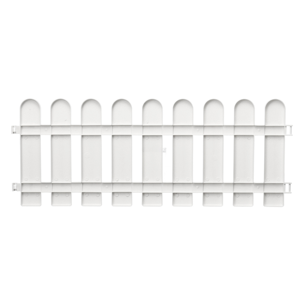 12pcs-Flexible-Garden-Lawn-Grass-Edging-Picket-Border-Panel-Plastic-Wall-Fence-Board-1507308-5