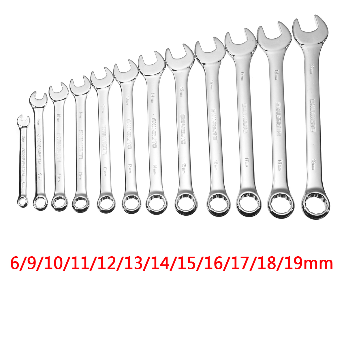 12pcs-Spanners-Wrench-Chrome-Vanadium-Steel-Polished-Tool-Set-Kit-6-19mm-1262792-6