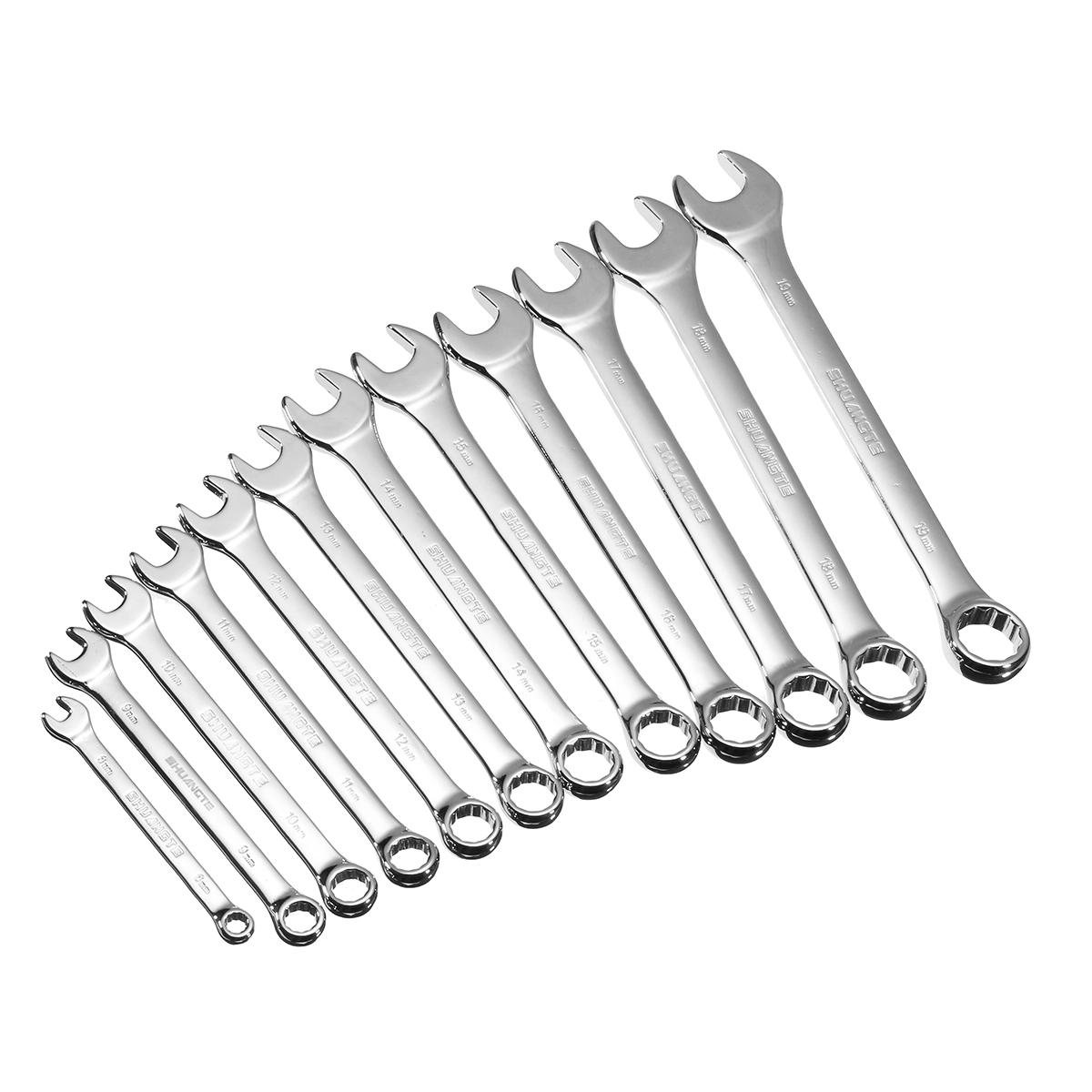12pcs-Spanners-Wrench-Chrome-Vanadium-Steel-Polished-Tool-Set-Kit-6-19mm-1262792-7