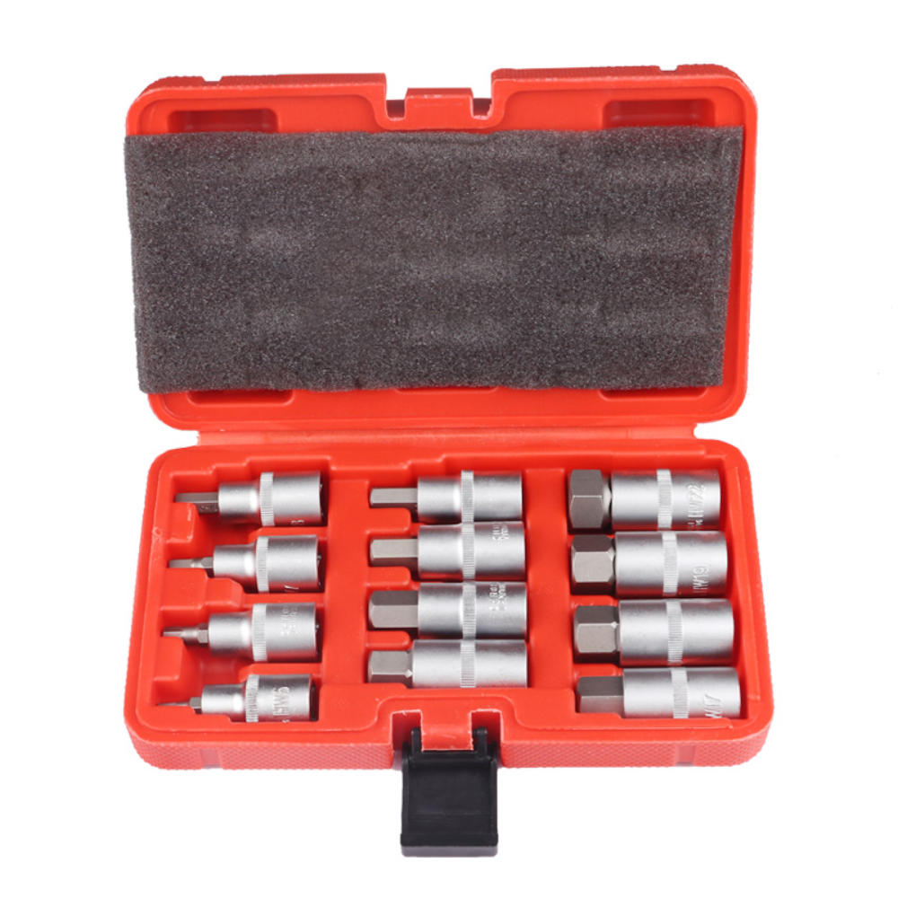 12pcs-Various-Specifications-Chisel-Tool-Steel-Multifunctionl-Ratchet-Wrench-Socket-1806303-2