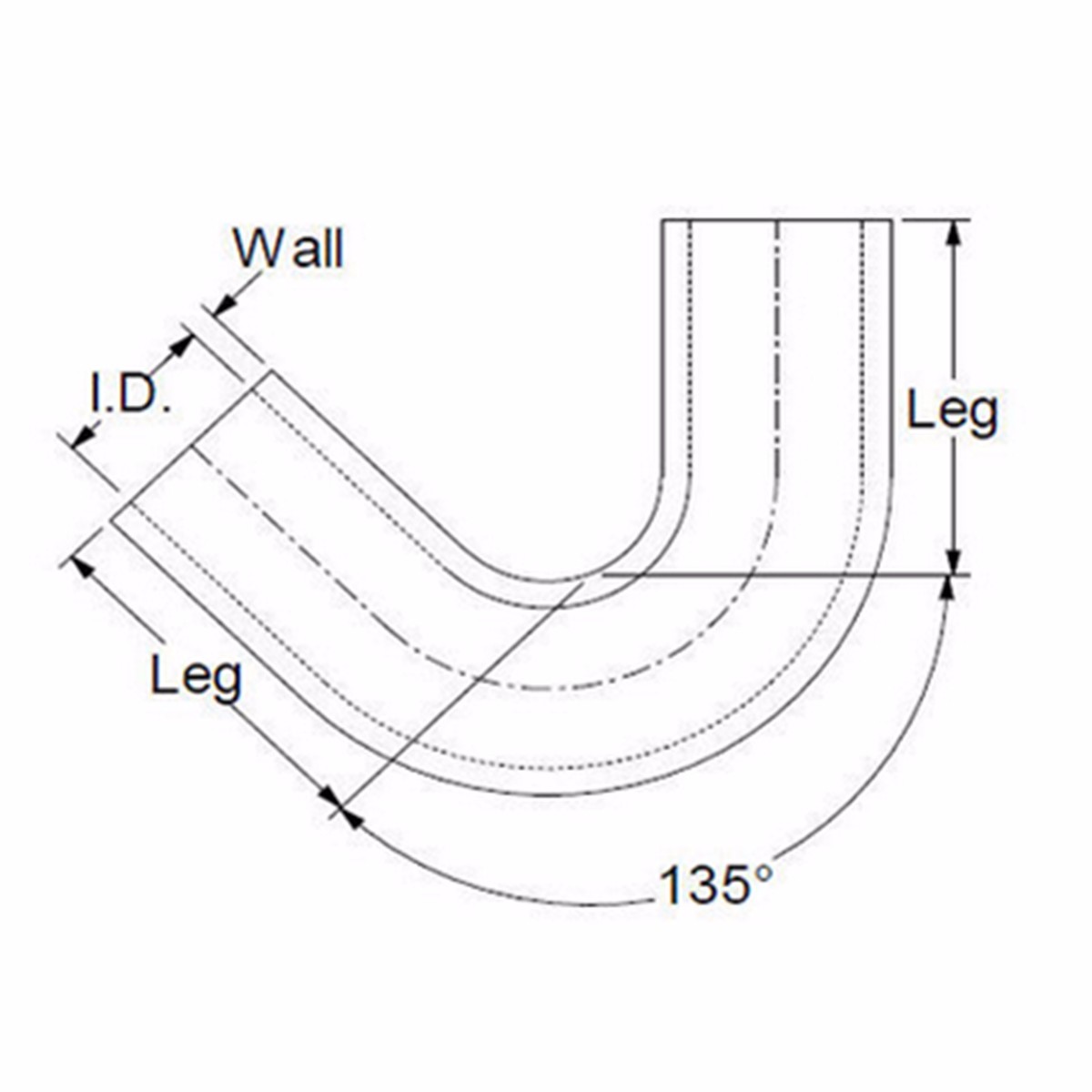 13-82mm-135-Degree-Silicone-Hose-Elbow-Bend-Vacuum-Hose-Tubing-Turbo-Coolant-Tube-1591447-1