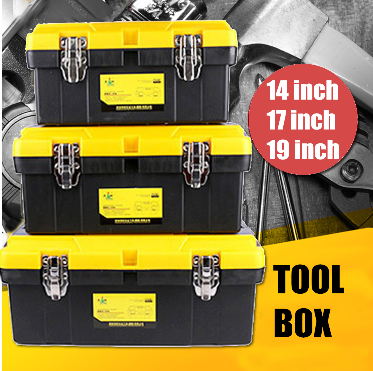 141719-Inch-Plastic-Work-Tools-Storage-Box-Protable-Carrying-Case-Handle-Accessories-Holder-1321332-1