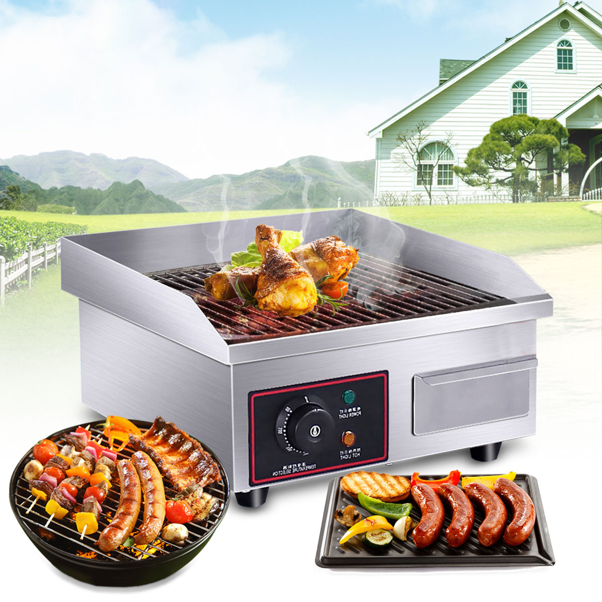 1500W-110V-Electric-Countertop-Griddle-Commercial-Restaurant-Flat-Top-Grill-BBQ-1334353-1