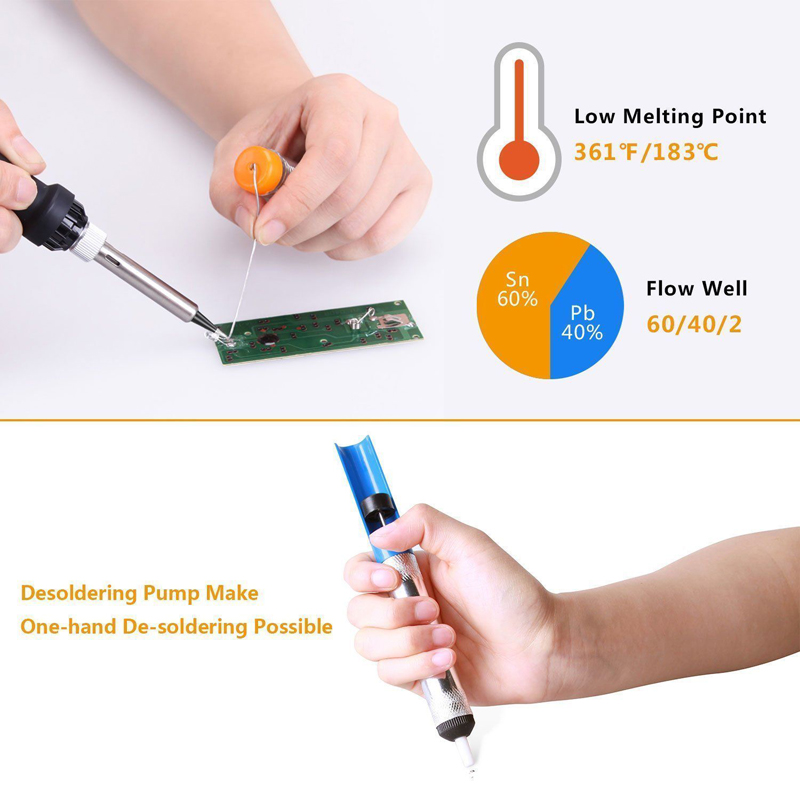 15Pcs-60W-110V220V-Adjustable-Temperature-Electric-Solder-Iron-Welding-Tool-Tweezer-1359965-6