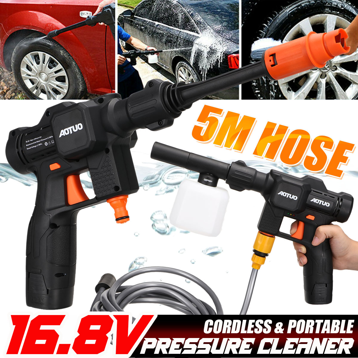168V-500W-Cordless-High-Pressure-Washer-Car-Washing-Machine-Sprayer-Guns-Water-Cleaner-W-12pcs-Batte-1851324-2